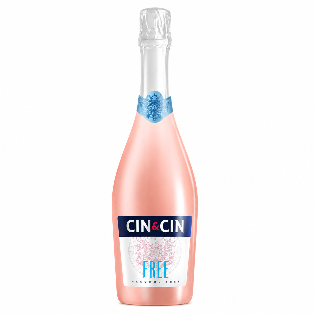 WINO BEZALKOHOLOWE CIN & CIN FREE ROSÉ 0% PÓŁSŁODKIE 0,75L