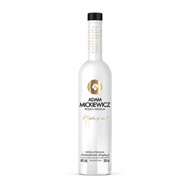 WÓDKA ADAM MICKIEWICZ WESELMY SIĘ! 40% 0,5L