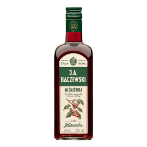 WÓDKA J.A. BACZEWSKI WIŚNIÓWKA 38% 0,5L