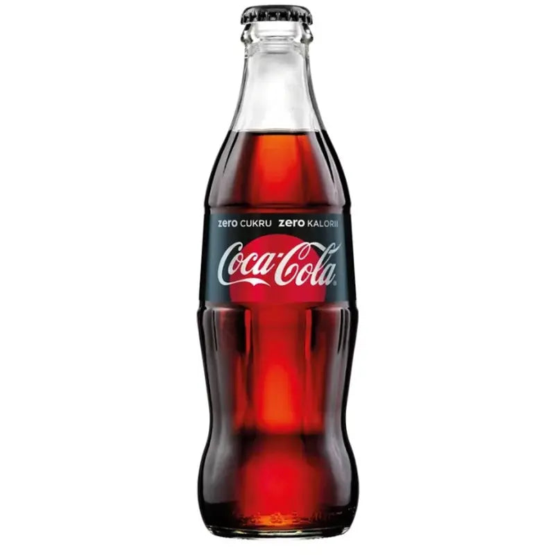 NAPÓJ COCA COLA ZERO BEZ CUKRU 0,25L BUTELKA SZKLANA