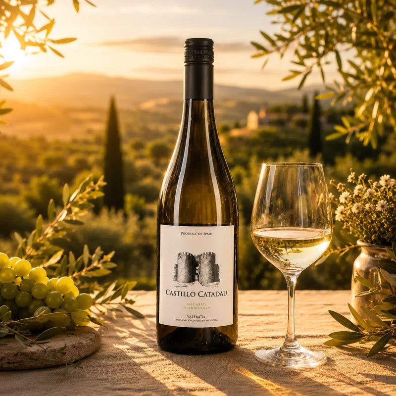 WINO HISZPAŃSKIE CASTILLO BIAŁE WYTRAWNE  13,5%  0,75L