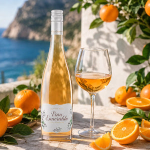 WINO HISZPAŃSKIE VINA ESMERALDA ORANGE POMARAŃCZOWE PÓŁWYTRAWNE 11,5% 0,75L
