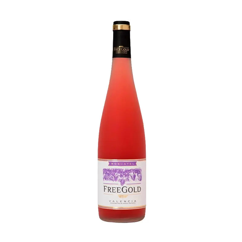 WINO HISZPAŃSKIE FREEGOLD ROSADO RÓŻOWE SŁODKIE 12% 0,75L
