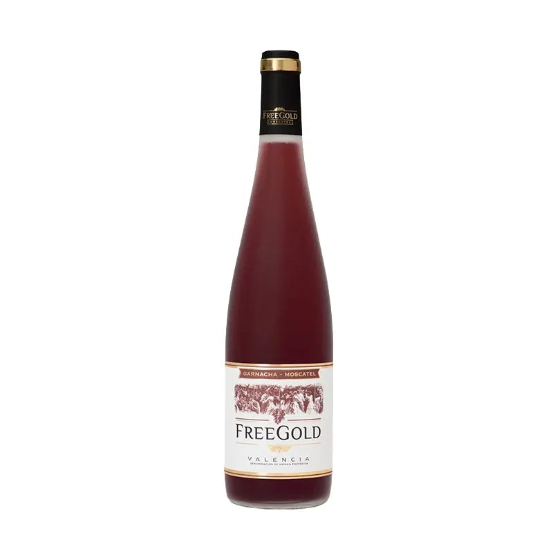 WINO HISZPAŃSKIE FREEGOLD TINTO WINO CZERWONE SŁODKIE 12% 0,75L