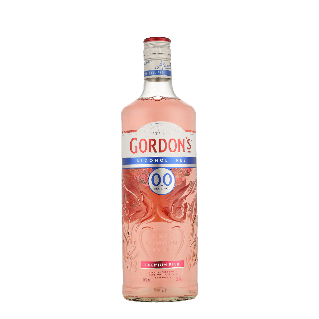 GIN BEZALKOHOLOWY GORDON’S PINK RÓŻOWY 0% 0,7L