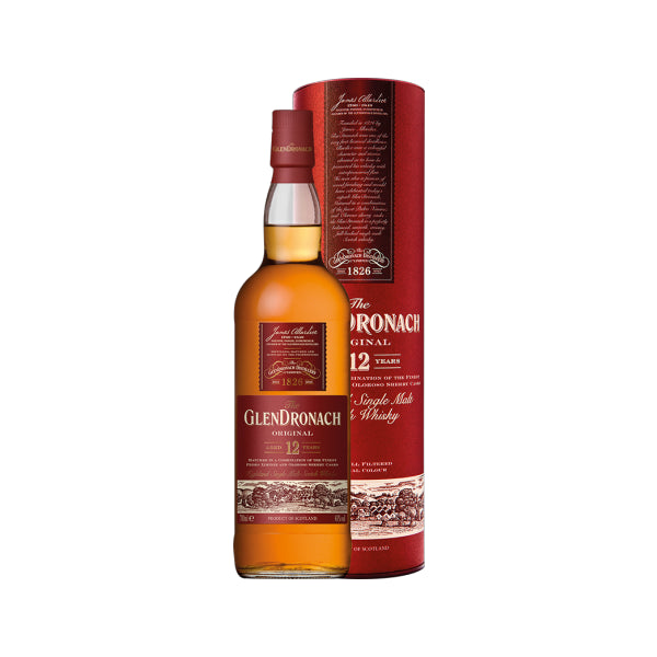 WHISKY SZKOCKA GLENDRONACH ORIGINAL 12YO 43% 0,7L W TUBIE