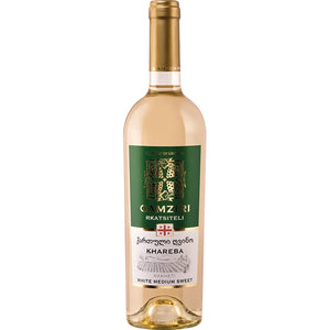 WINO GAMZIRI RKATSITELI BIAŁE PÓŁSŁODKIE 12,5% 0,75L