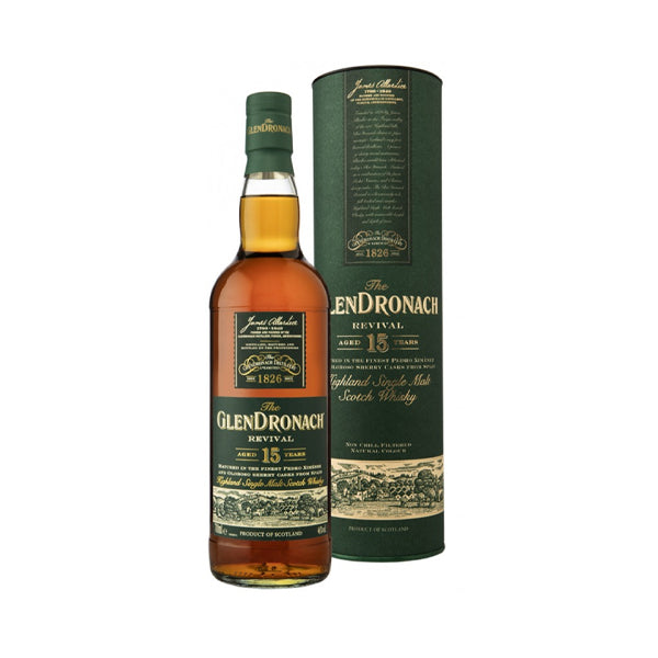 WHISKY SZKOCKA GLENDRONACH REVIVAL 15YO 46% 0,7L W TUBIE