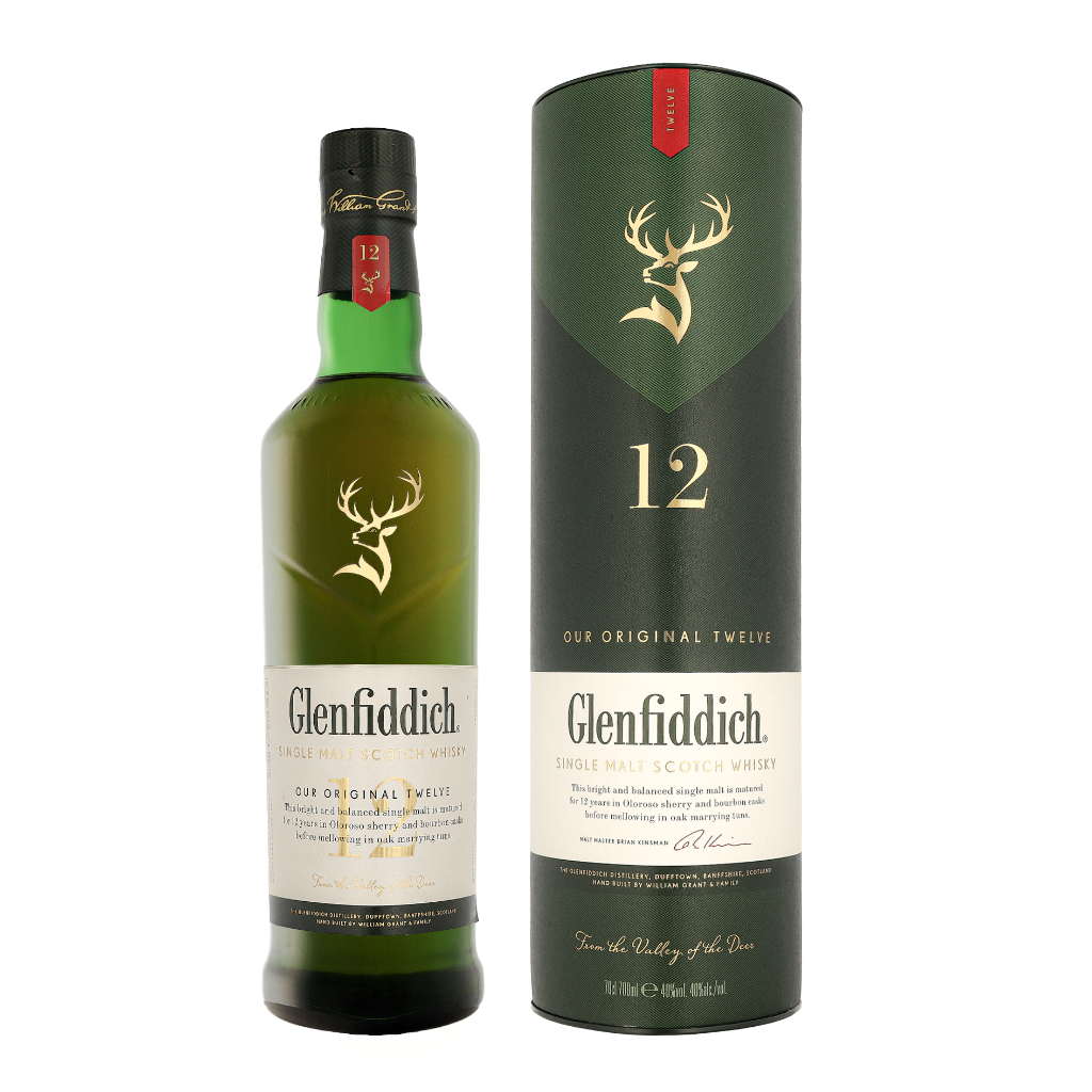 WHISKY SZKOCKA GLENFIDDICH 12 YO 40% 0,7L