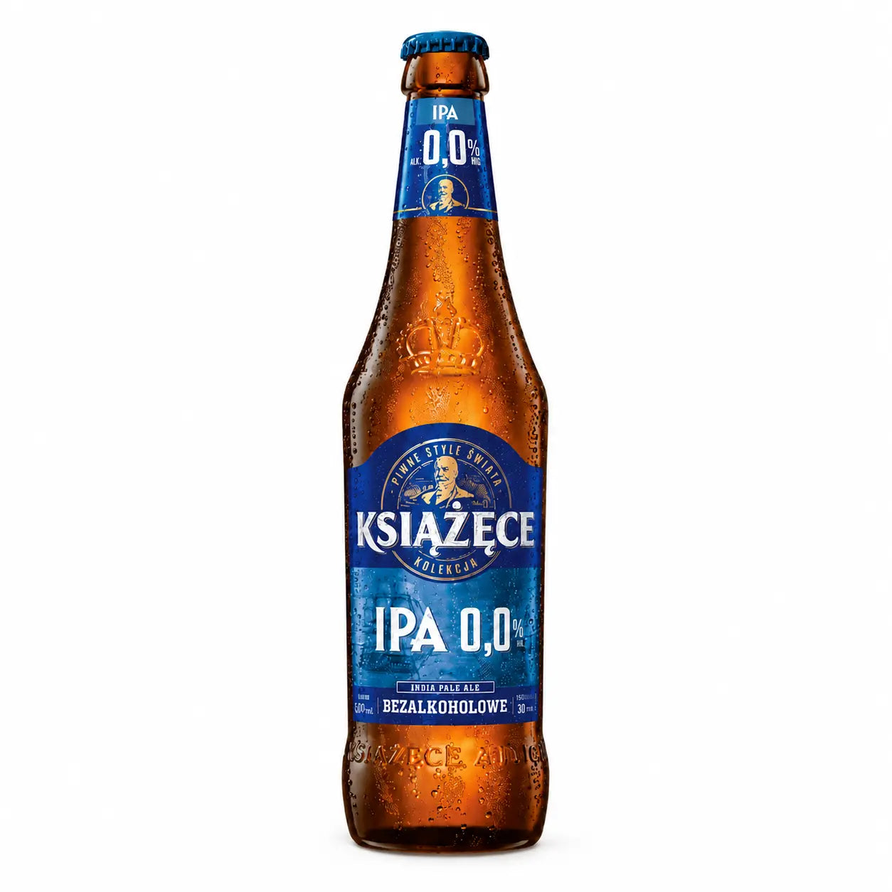 PIWO BEZALKOHOLOWE PIWO KSIĄŻĘCE IPA 0% 0,5L BUTELKA