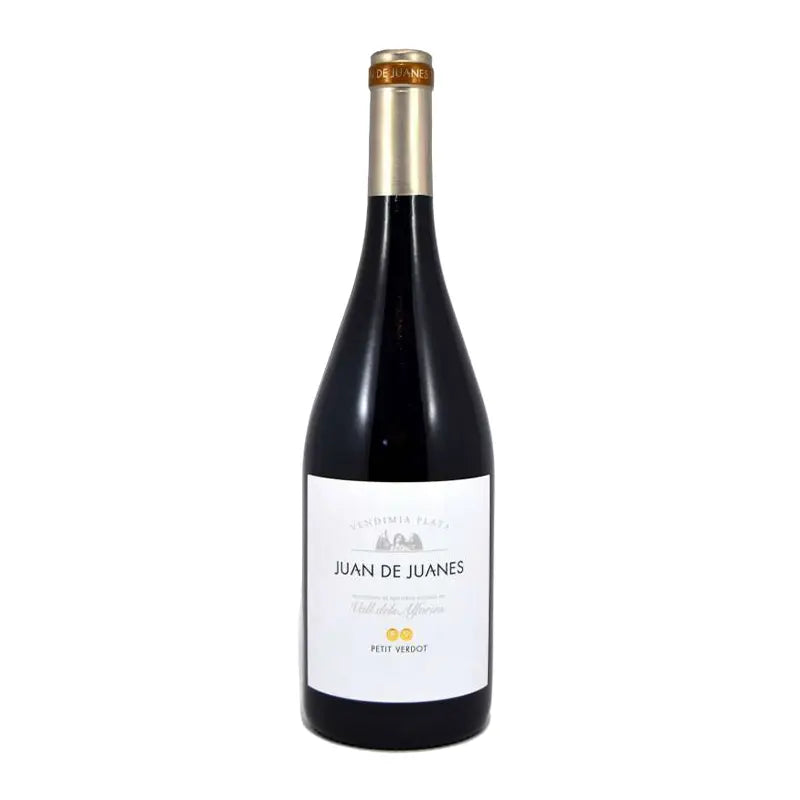 WINO HISZPAŃSKIE JUAN DE JUANES VENDIMIA PLATA PETIT VERDOT CZERWONE WYTRAWNE 14% 0,75L