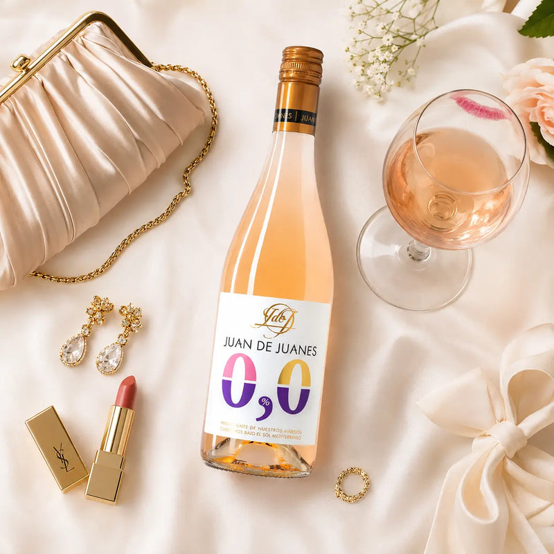 WINO BEZALKOHOLOWE JUAN DE JUANES DE-ALCOHOLISED GARNACHA RÓŻOWE PÓŁWYTRAWNE 0% 0,75L