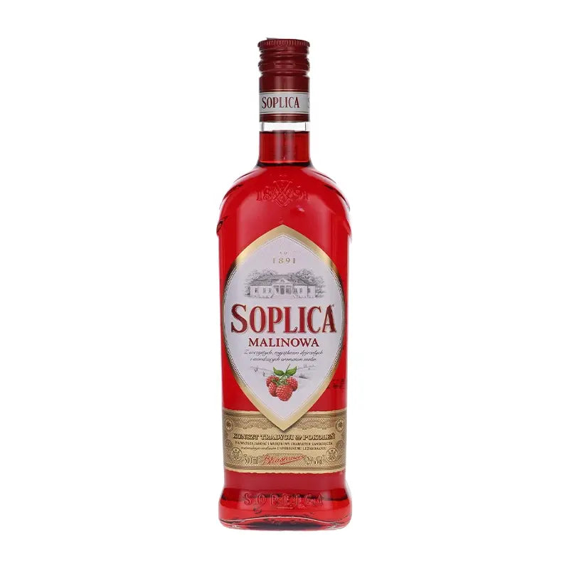 LIKIER SMAKOWY SOPLICA MALINOWA 26% 0,5L