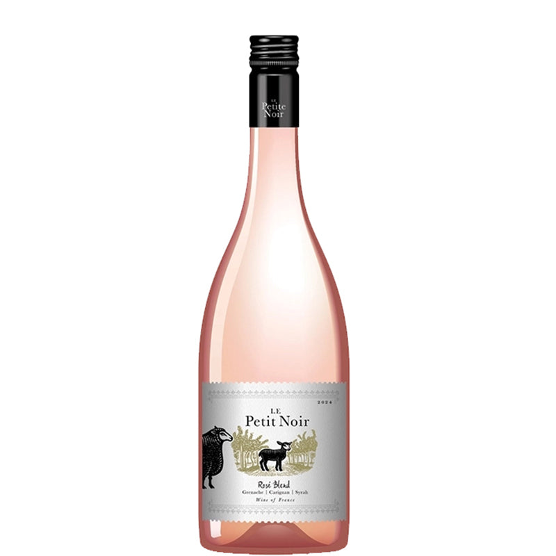 WINO FRANCUSKIE LE PETIT NOIR IGP PAYS D'OC GRENACHE GRIS RÓŻOWE PÓŁWYTRAWNE 12,5% 0,75L