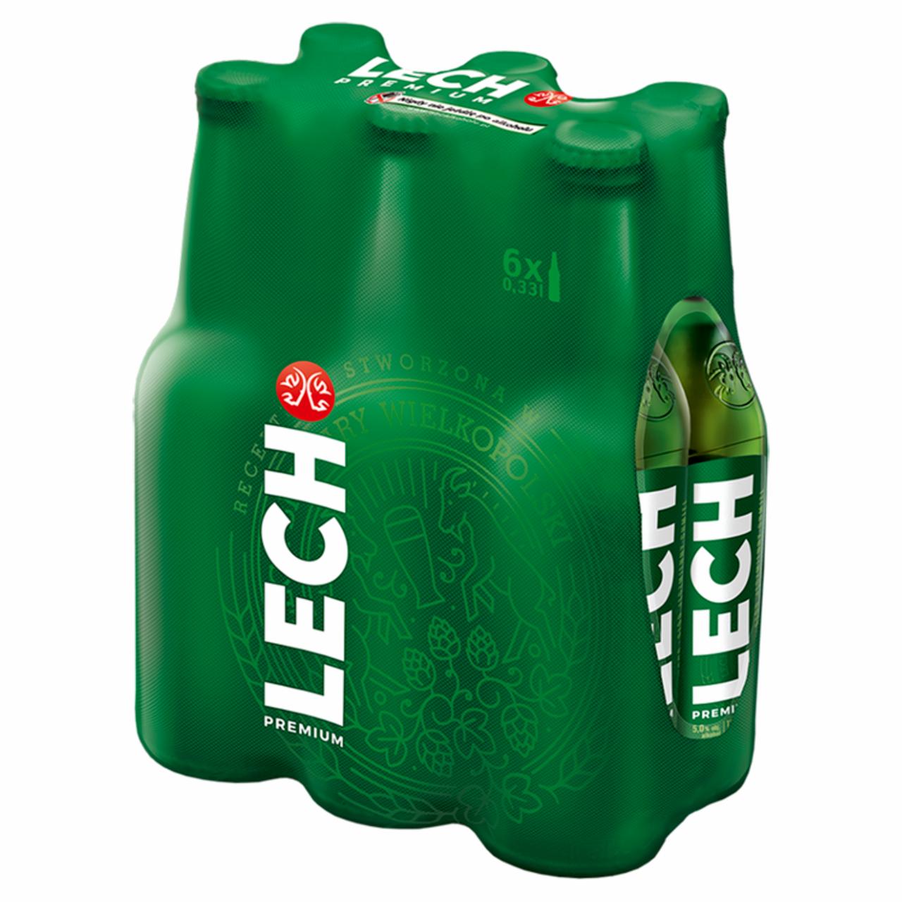 PIWO LECH PREMIUM 5% 0,33L SZEŚCIOPAK