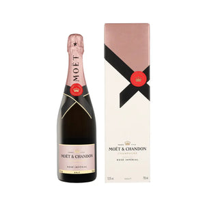 SZAMPAN MOET & CHANDON IMPERIAL ROSE RÓŻOWY WYTRAWNY 12,5% 0,75L W KARTONIKU
