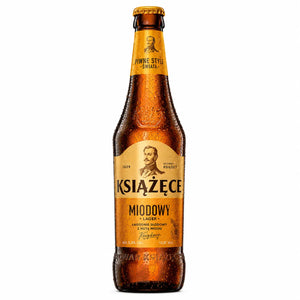 PIWO KSIĄŻĘCE MIODOWY LAGER 4,5% 0,5L BUTELKA