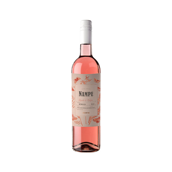 WINO ARGENTYŃSKIE NAMPE RÓŻOWE PÓŁWYTRAWNE 0,75L