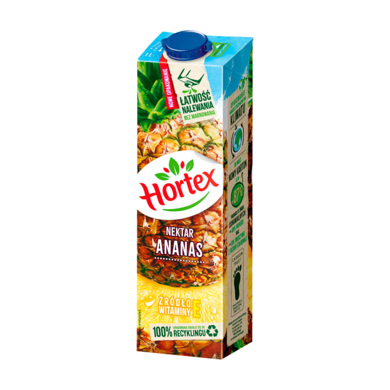 NEKTAR HORTEX ANANASOWY 1L KARTONIK