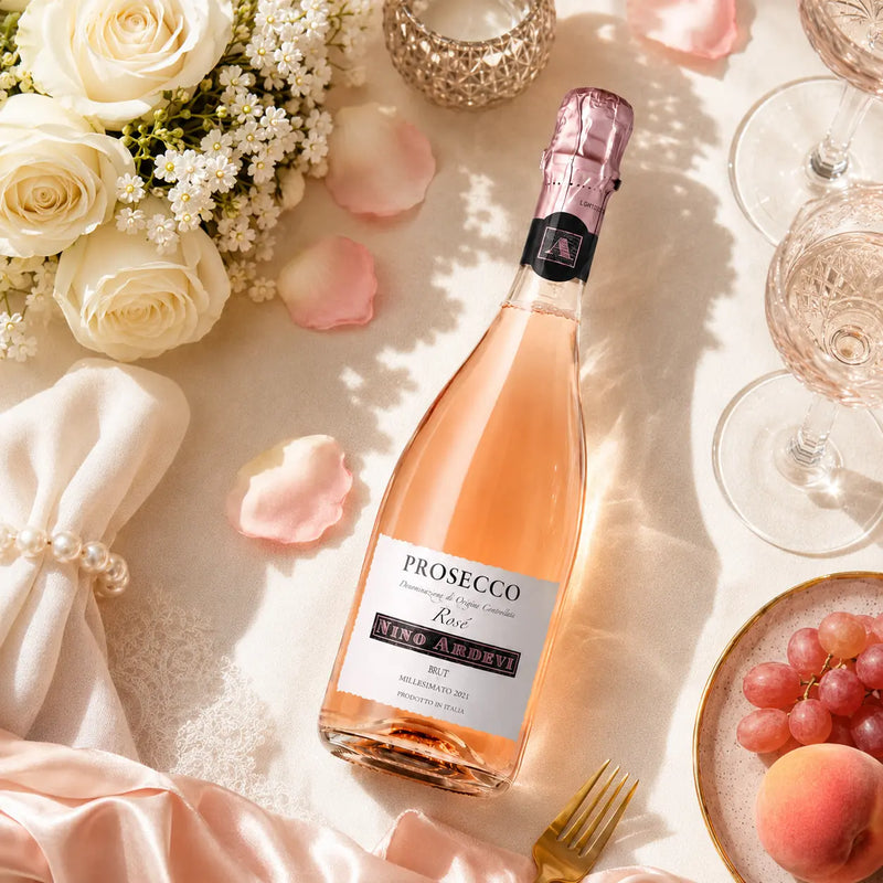 PROSECCO NINO ARDEVI ROSE BRUT RÓŻOWE WYTRAWNE 11% 0,75L