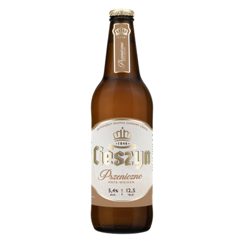PIWO CIESZYŃSKIE PSZENICZNE 5,4% 0,5L