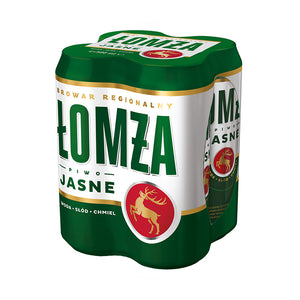 PIWO ŁOMŻA JASNE 5,7% 0,5L CZTEROPAK