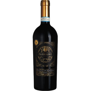 WINO WŁOSKIE PASSIAMO PRIMITIVO DI MANDURIA DOC CZERWONE PÓŁWYTRAWNE 14,5% 0,75L