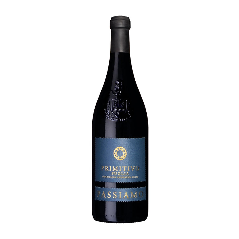 WINO WŁOSKIE PASSIAMO PRIMITIVO PUGLIA IGT CZERWONE PÓŁSŁODKIE 13% 0,75L