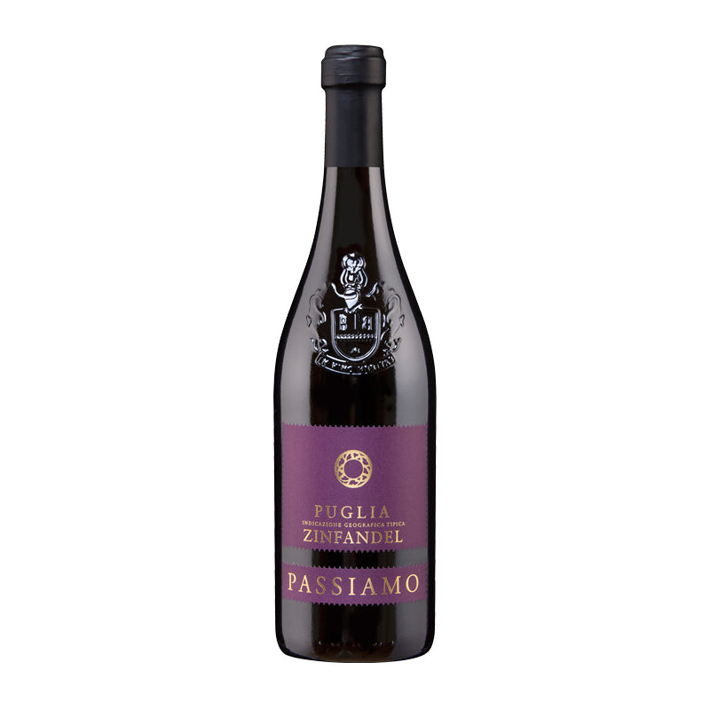 WINO WŁOSKIE PASSIAMO ZINFANDEL CZERWONE WYTRAWNE  15% 0,75L