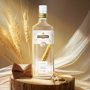 WÓDKA STUMBRAS FESTIVE Z KŁOSEM EDYCJA WESELNA 40% 0,5L