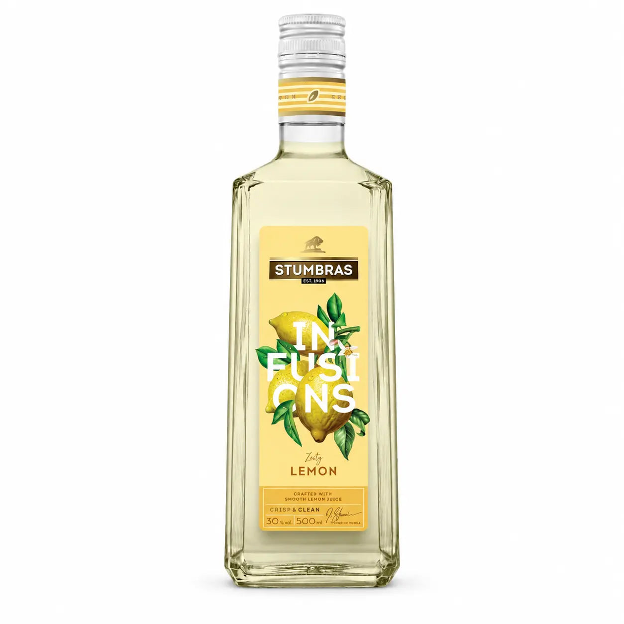 WÓDKA SMAKOWA STUMBRAS INFUSIONS ZESTY LEMON CYTRYNÓWKA 30% 0,5L