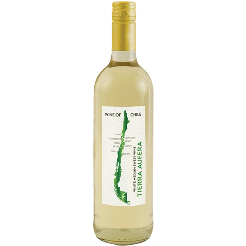 WINO CHILIJSKIE TIERRA AUFERA BIAŁE PÓŁSŁODKIE 12% 0,75L