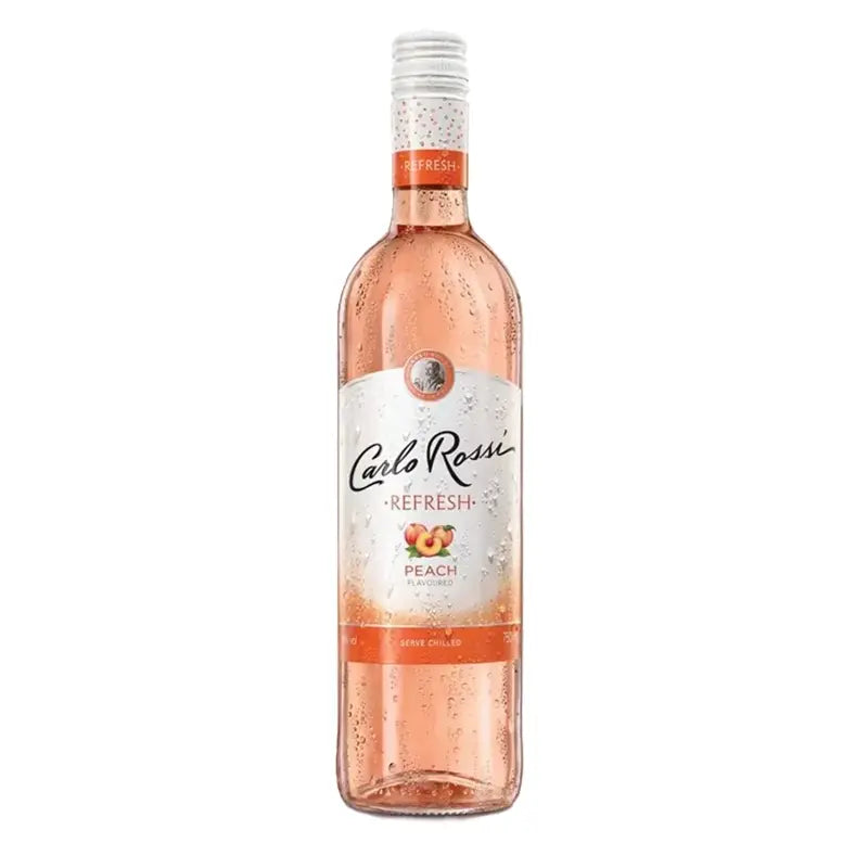 WINO AMERYKAŃSKIE CARLO ROSSI REFRESH PEACH RÓŻOWE SŁODKIE 10% 0,75L