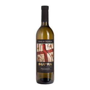 WINO GRUZIŃSKIE SUPRA PIROSMANI BIAŁE PÓŁWYTRAWNE 11,5% 0,75L