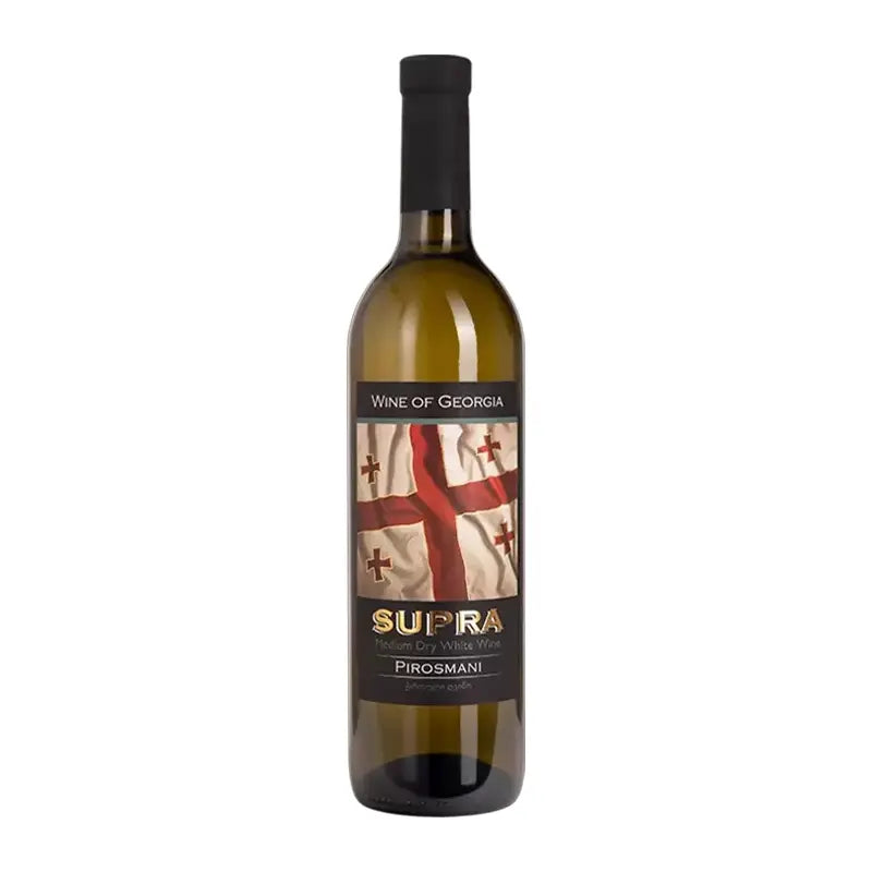 WINO GRUZIŃSKIE SUPRA PIROSMANI BIAŁE PÓŁWYTRAWNE 11,5% 0,75L