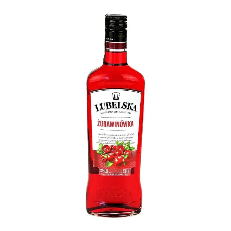 WÓDKA SMAKOWA LUBELSKA ŻURAWINOWA 28% 0,5L