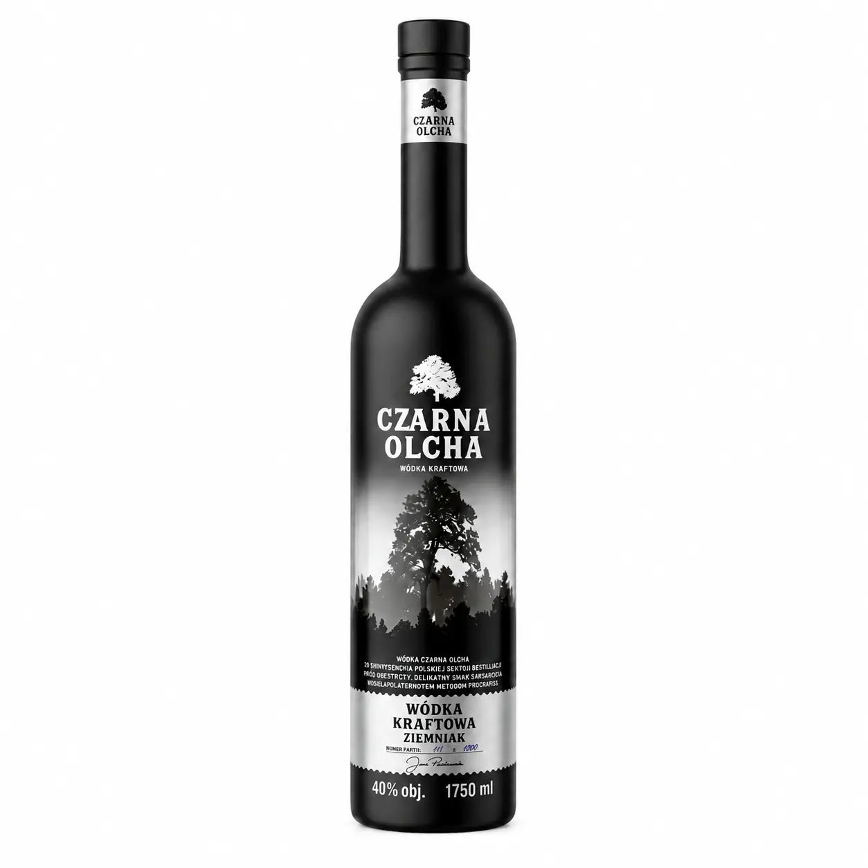 WÓDKA KRAFTOWA CZARNA OCLHA ZIEMNIAK 40% 1,75L