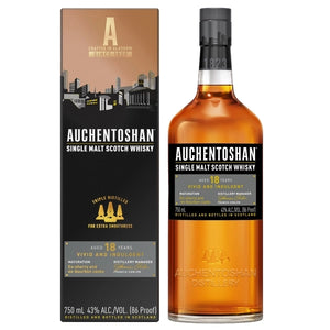 WHISKY SZKOCKA AUCHENTOSHAN 18YO 43% 0,7L W KARTONIKU