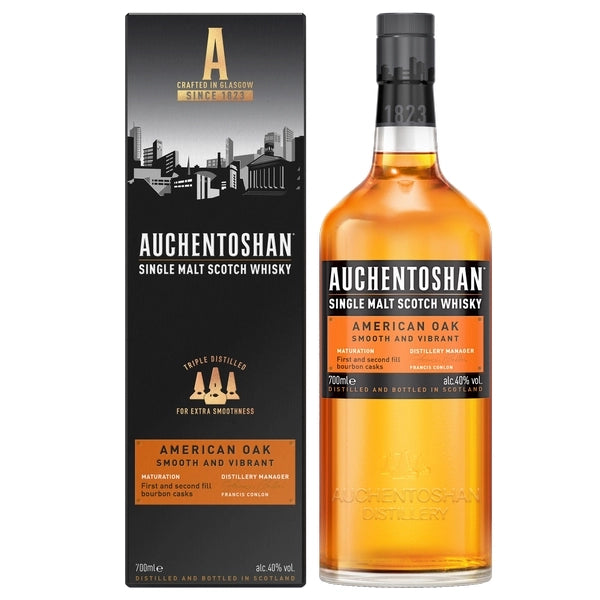 WHISKY AUCHENTOSHAN AMERICAN OAK 40% 0,7L W KARTONIKU