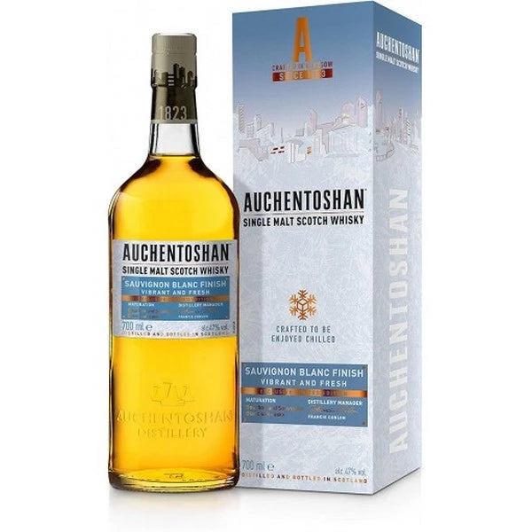 WHISKY SZKOCKA AUCHENTOSHAN SAUVIGNON BLANC FINISH 47% 0,7L W KARTONIKU