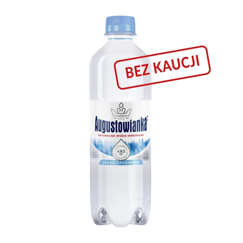 WODA AUGUSTOWIANKA LEKKO GAZOWANA 0,5L