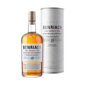 WHISKY SZKOCKA BENRIACH 10YO THE SMOKY TEN 46% 0,7L W TUBIE