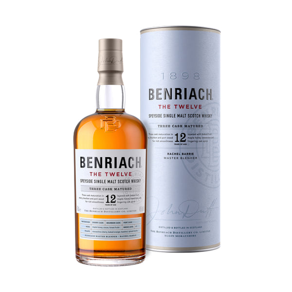 WHISKY SZKOCKA BENRIACH 12YO 46% 0,7L W TUBIE