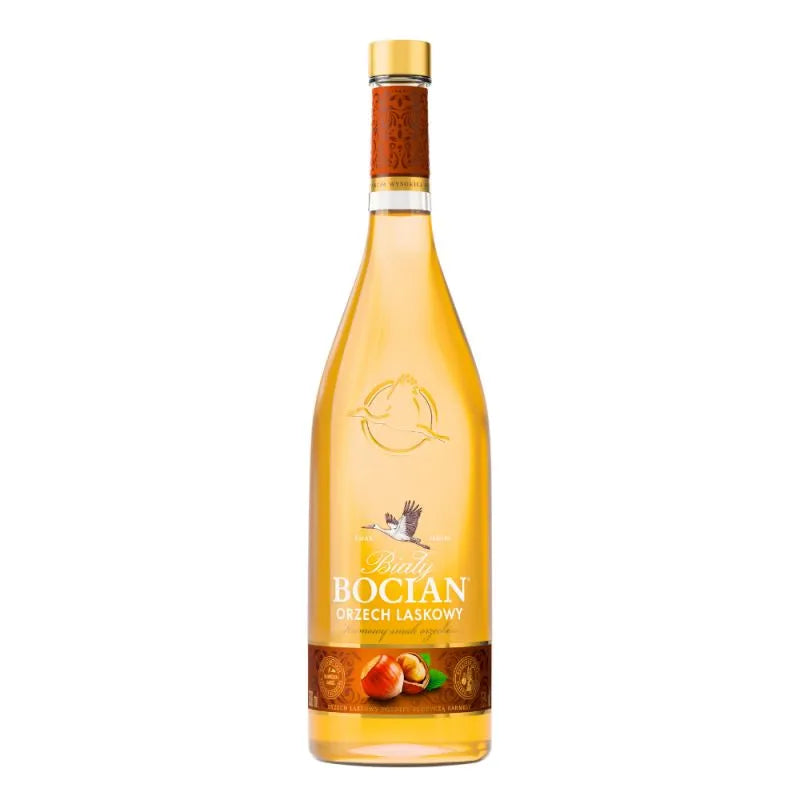 WÓDKA SMAKOWA BIAŁY BOCIAN ORZECH LASKOWY 25% 0,5L