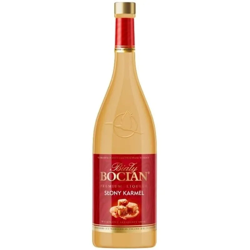 LIKIER BIAŁY BOCIAN SŁONY KARMEL 16% 0,5L