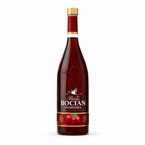 WÓDKA SMAKOWA BIAŁY BOCIAN WIŚNIÓWKA 25% 0,5L