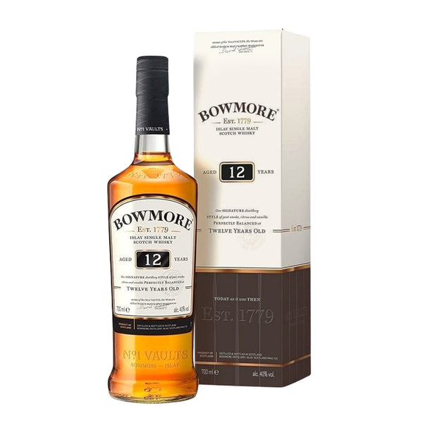 WHISKY SZKOCKA BOWMORE 12YO 43% 0,7L W KARTONIKU