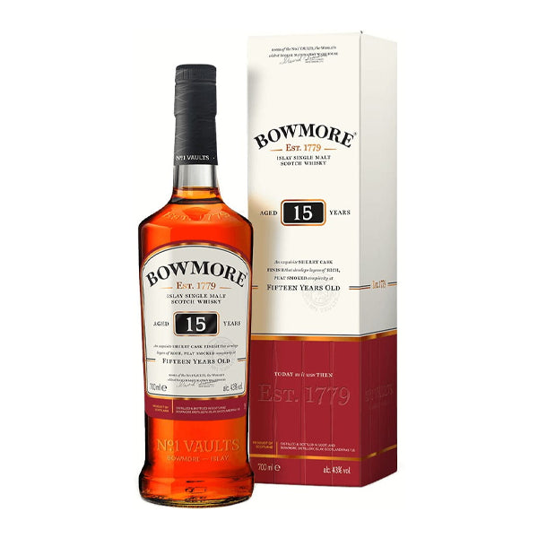 WHISKY SZKOCKA BOWMORE 15YO DARK 43% 0,7L W KARTONIKU