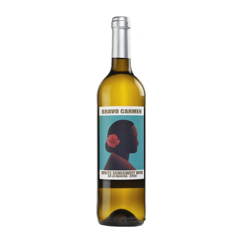 WINO HISZPAŃSKIE BRAVO CARMEN BIAŁE PÓŁSŁODKIE 12% 0,75L