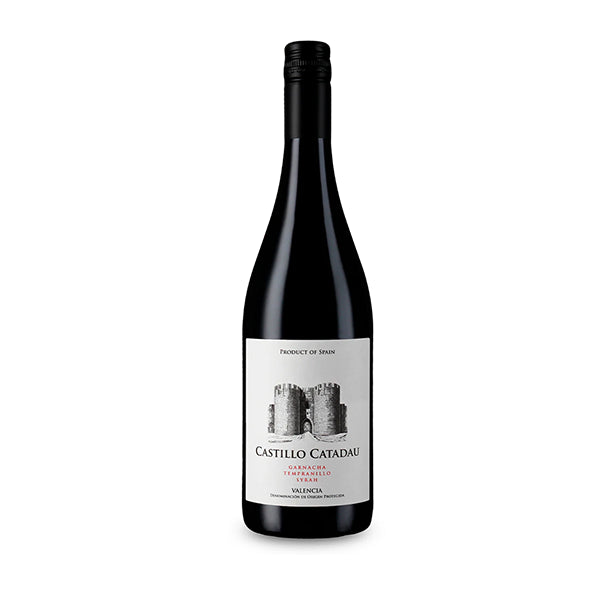 WINO HISZPAŃSKIE CASTILLO CATADAU TINTO CZERWONE WYTRAWNE  13,5%  0,75L
